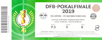 Karte DFB Pokalendspiel 2019