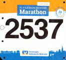 Startnummer 15. Münster Marathon 2016