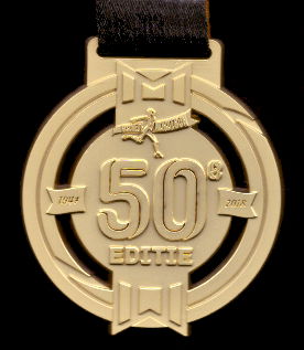 Finisher-Medaille 50. Enschede Marathon