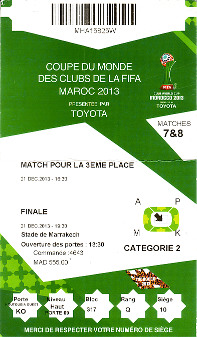 Karte Fifa Club World Cup 2013