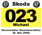 Startnummer Knastmarathon 2008