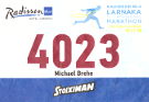 Startnummer 2. Larnaka Marathon 2018