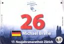 Startnummer 17. Neujahrsmarathon Zürich 2022