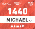 Startnummer 4. Riga Marathon 2023